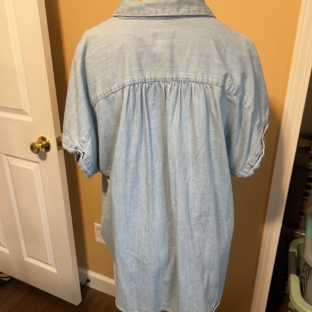 Denim Button Down - Picture 2 of 7